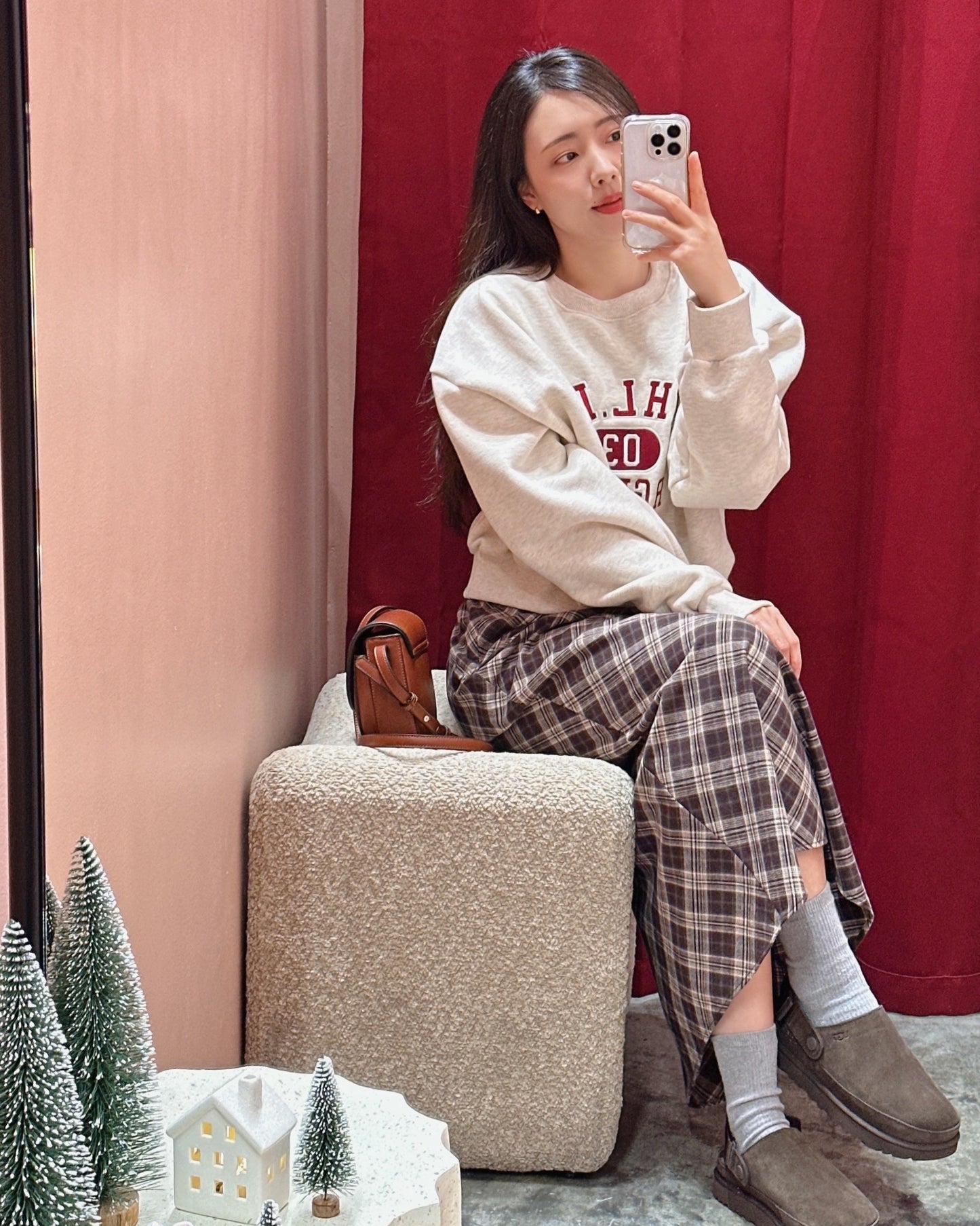 Tartan Plaid Long Skirt