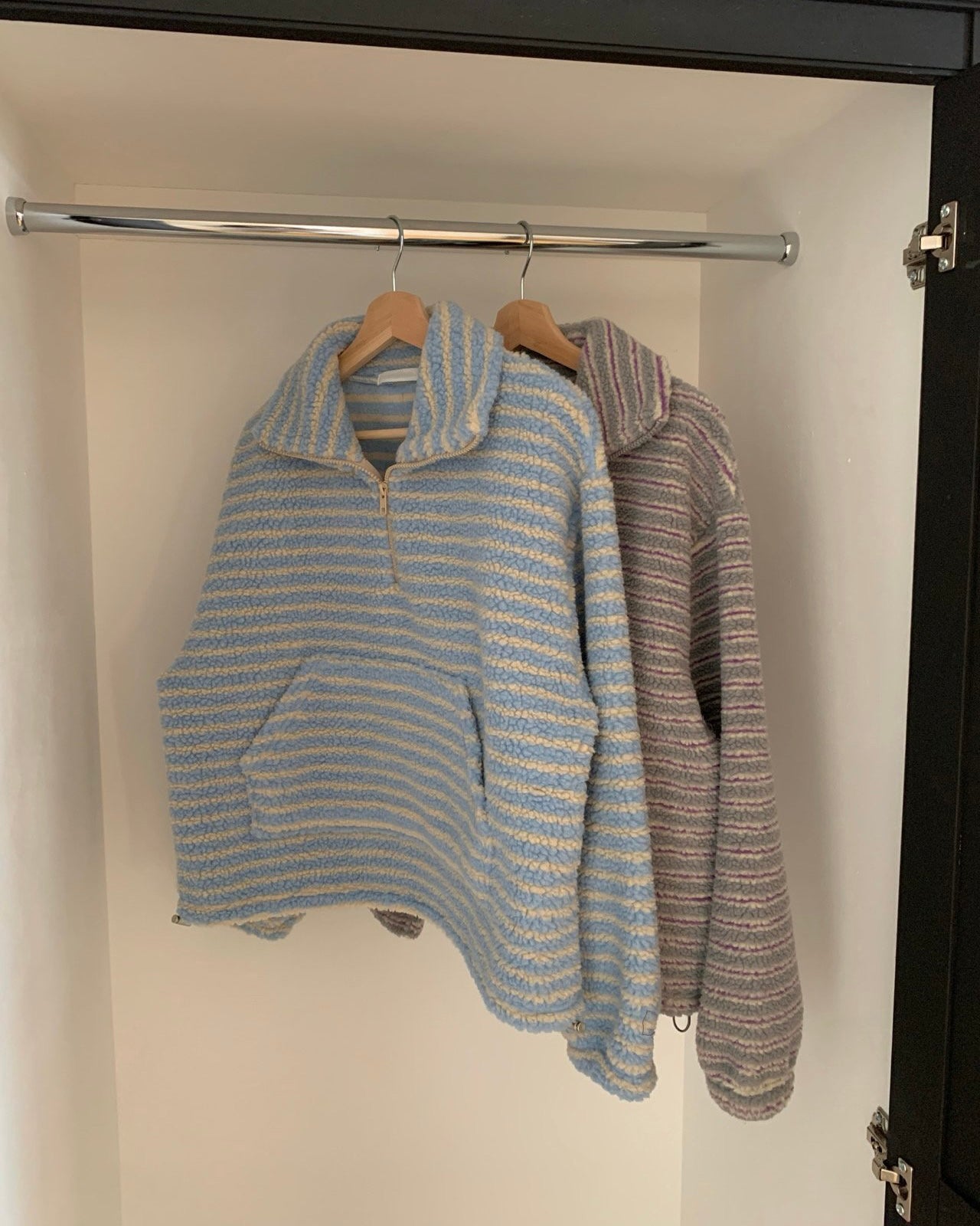 Striped Teddy Pullover