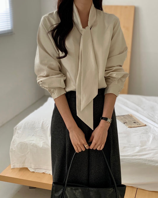 Scarf Tie Blouse