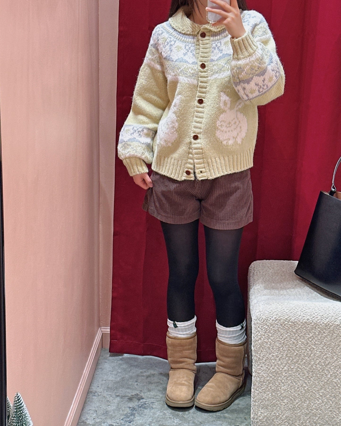 Bunny & Bow Alpaca Cardigan