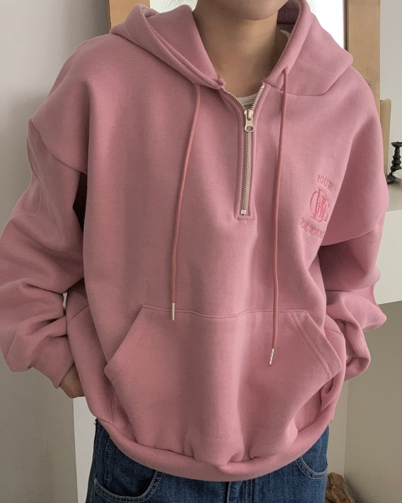 Fleece Lined Pour Toujours Hoodie
