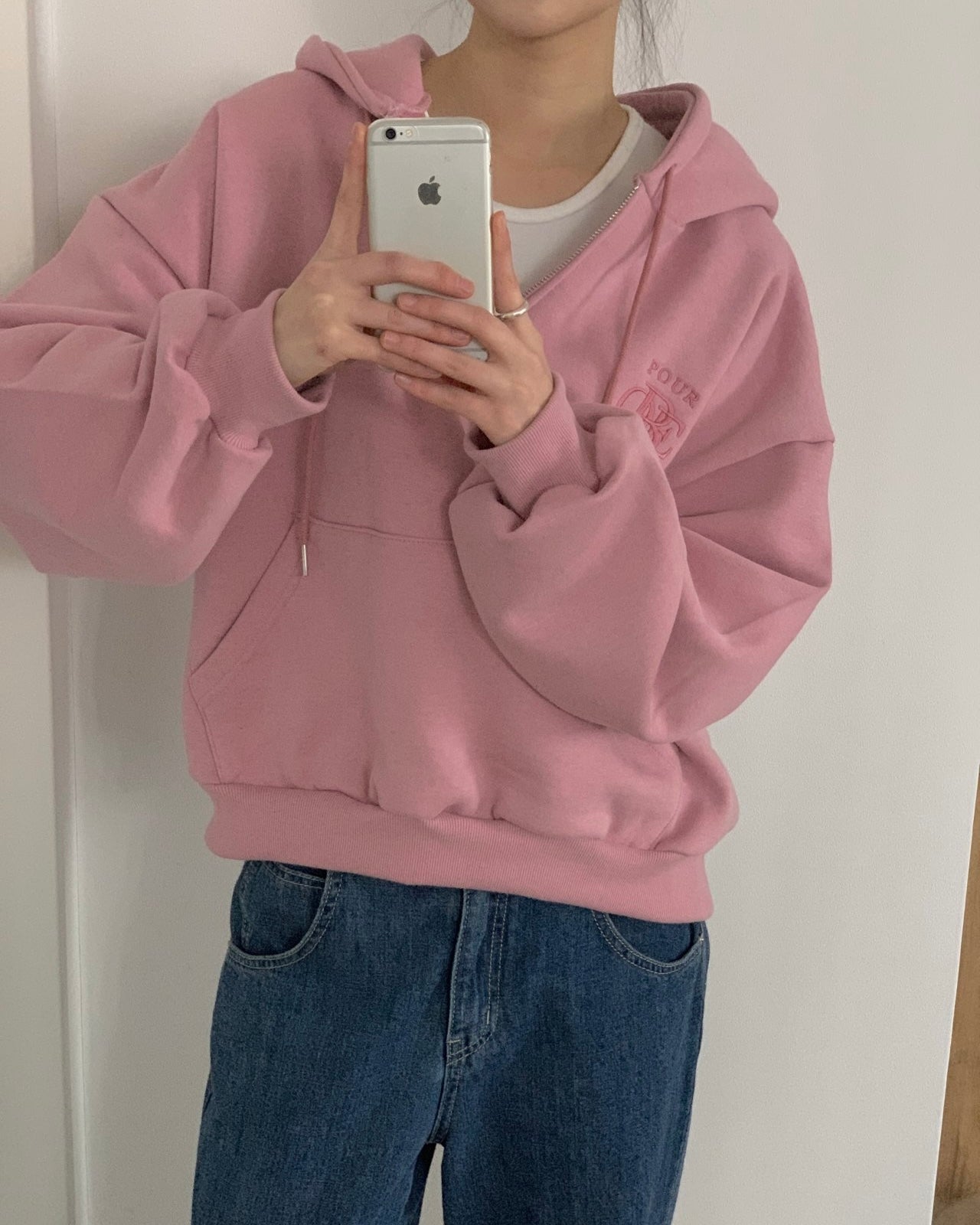 Fleece Lined Pour Toujours Hoodie