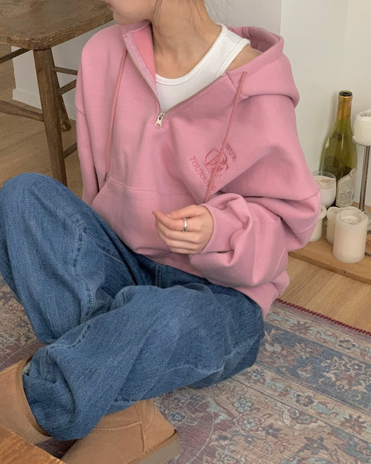 Fleece Lined Pour Toujours Hoodie