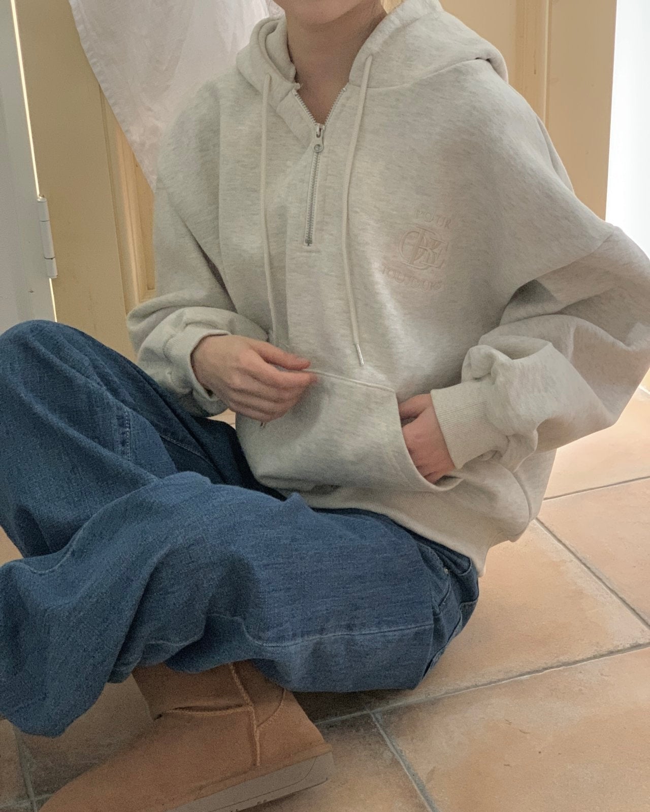 Fleece Lined Pour Toujours Hoodie