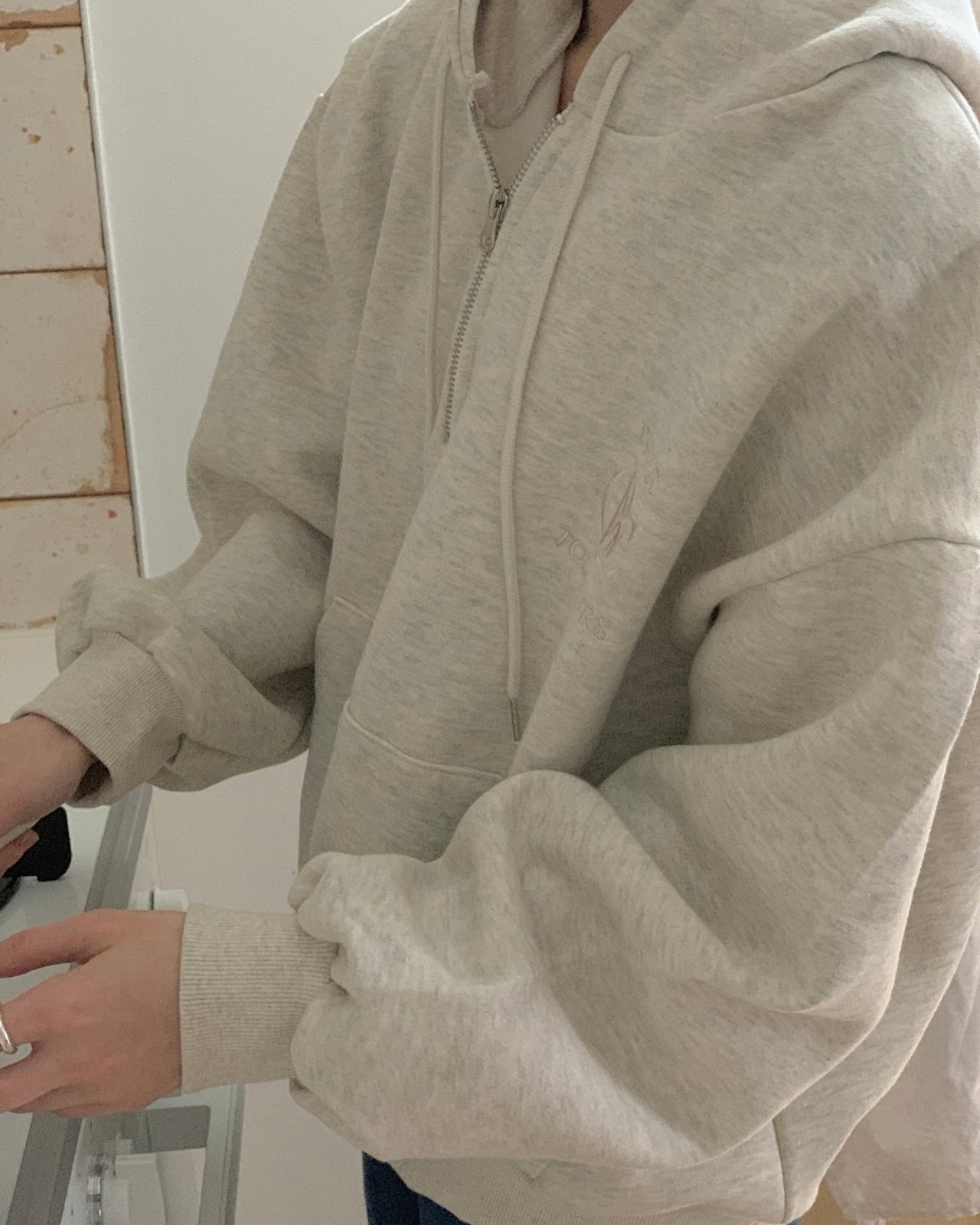 Fleece Lined Pour Toujours Hoodie