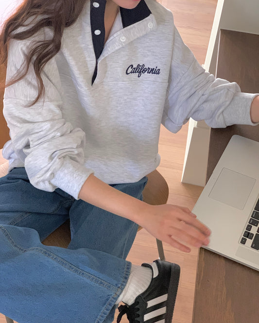 California Fleece Snap Pullover