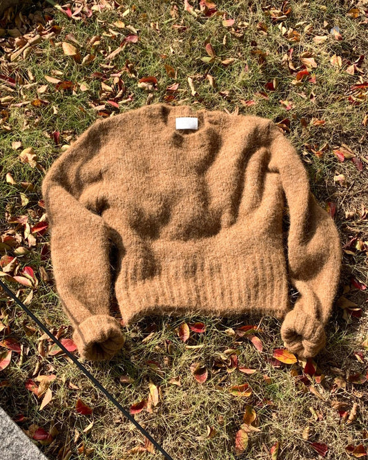 Cropped Mohair Sweater