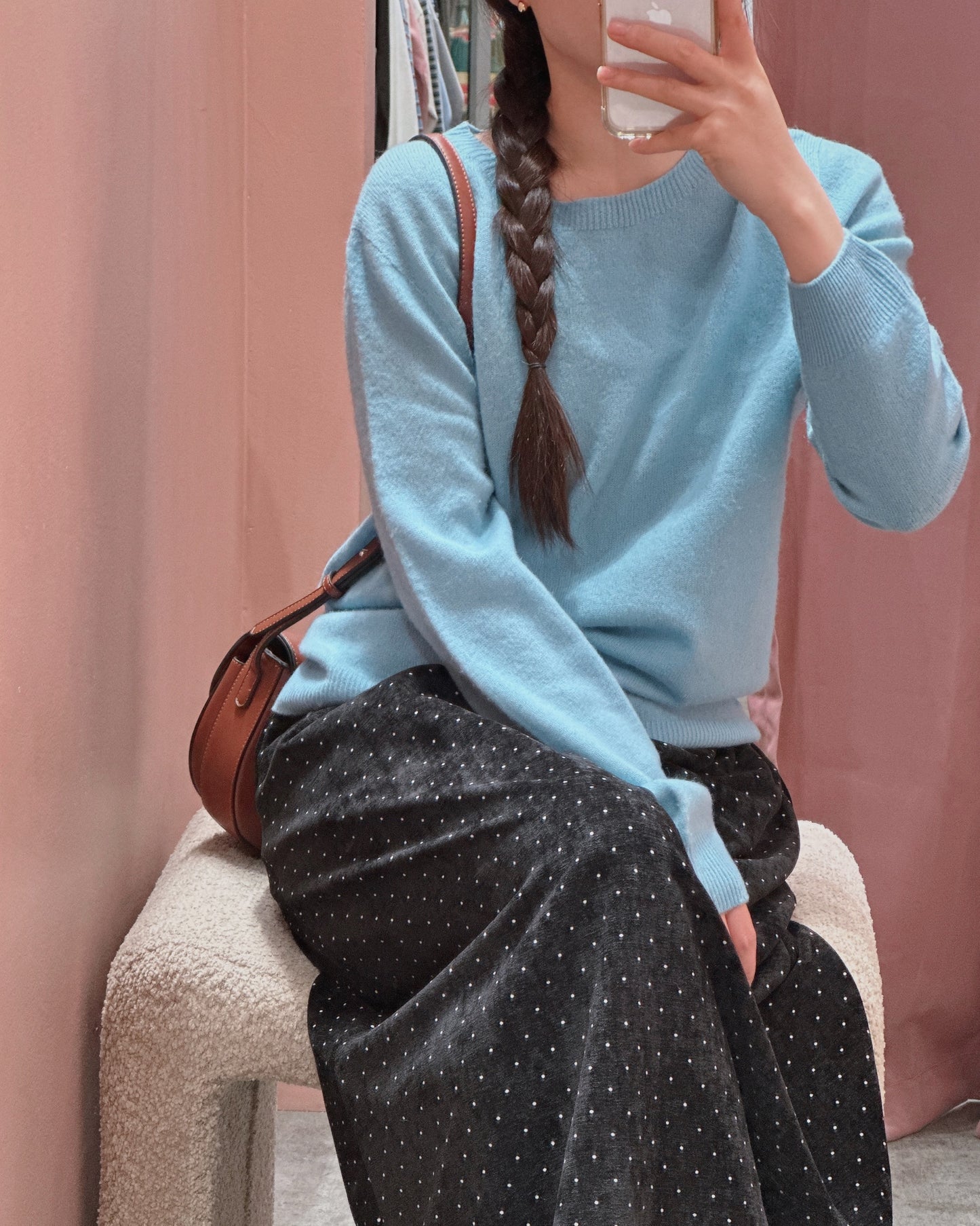 Spring Wool Crewneck Knit