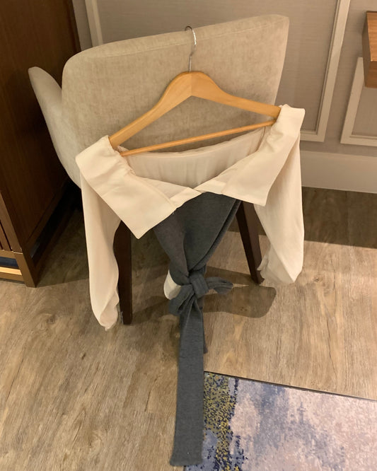 Sheer Bustier Blouse