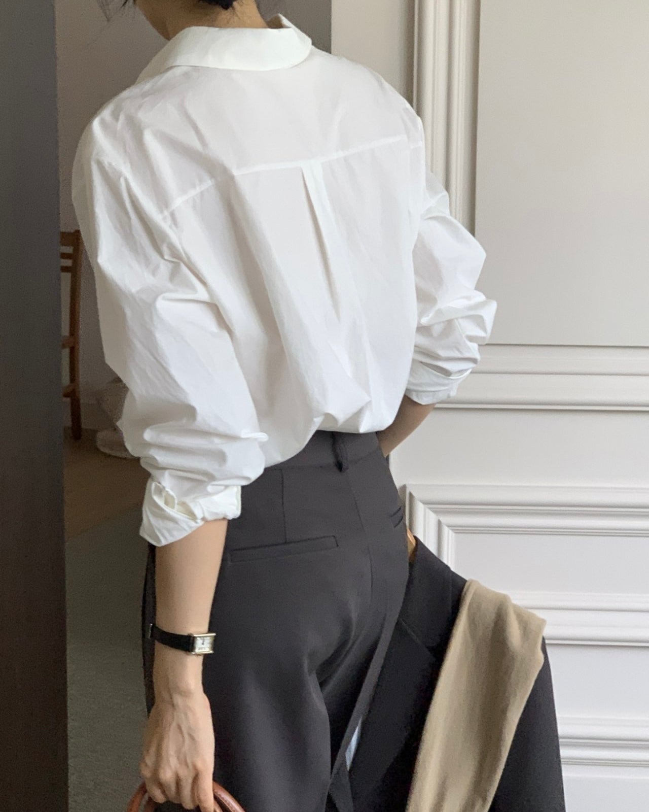 Minimal Pocket Cotton Shirt