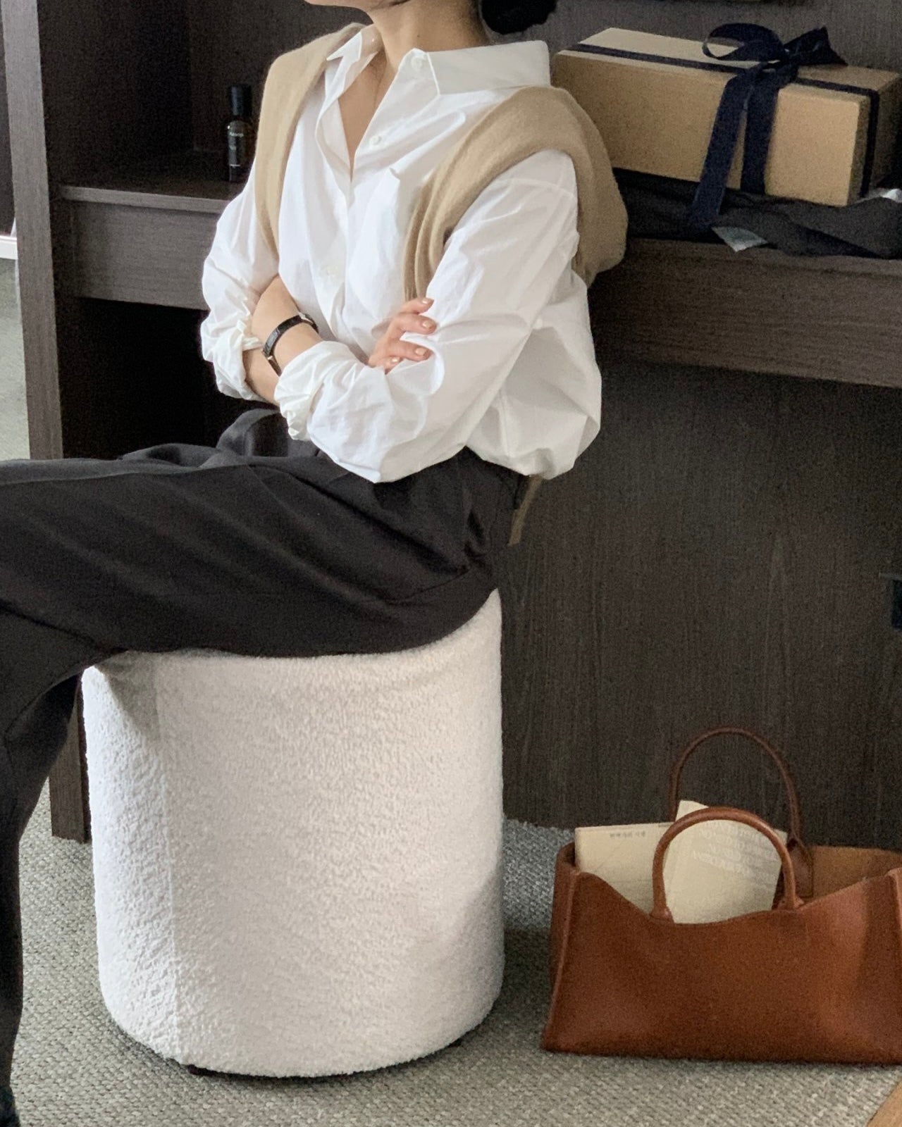 Minimal Pocket Cotton Shirt