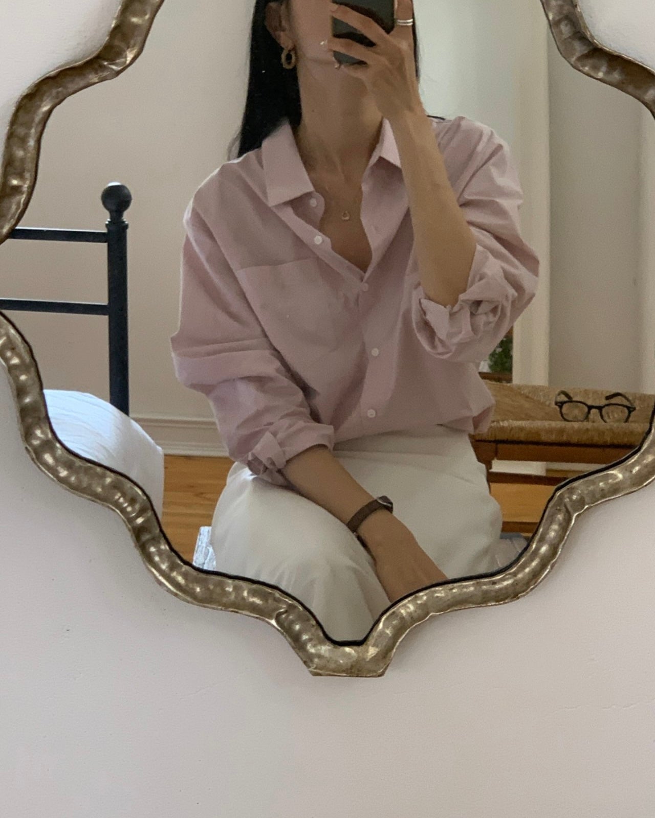 Minimal Pocket Cotton Shirt