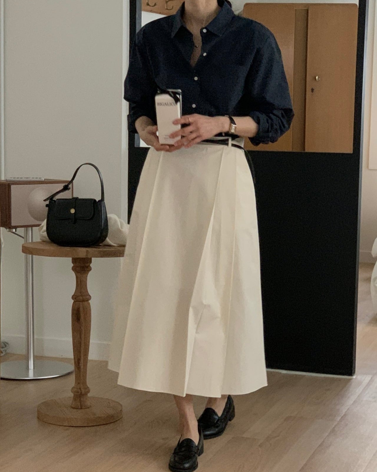 Minimal Pocket Cotton Shirt