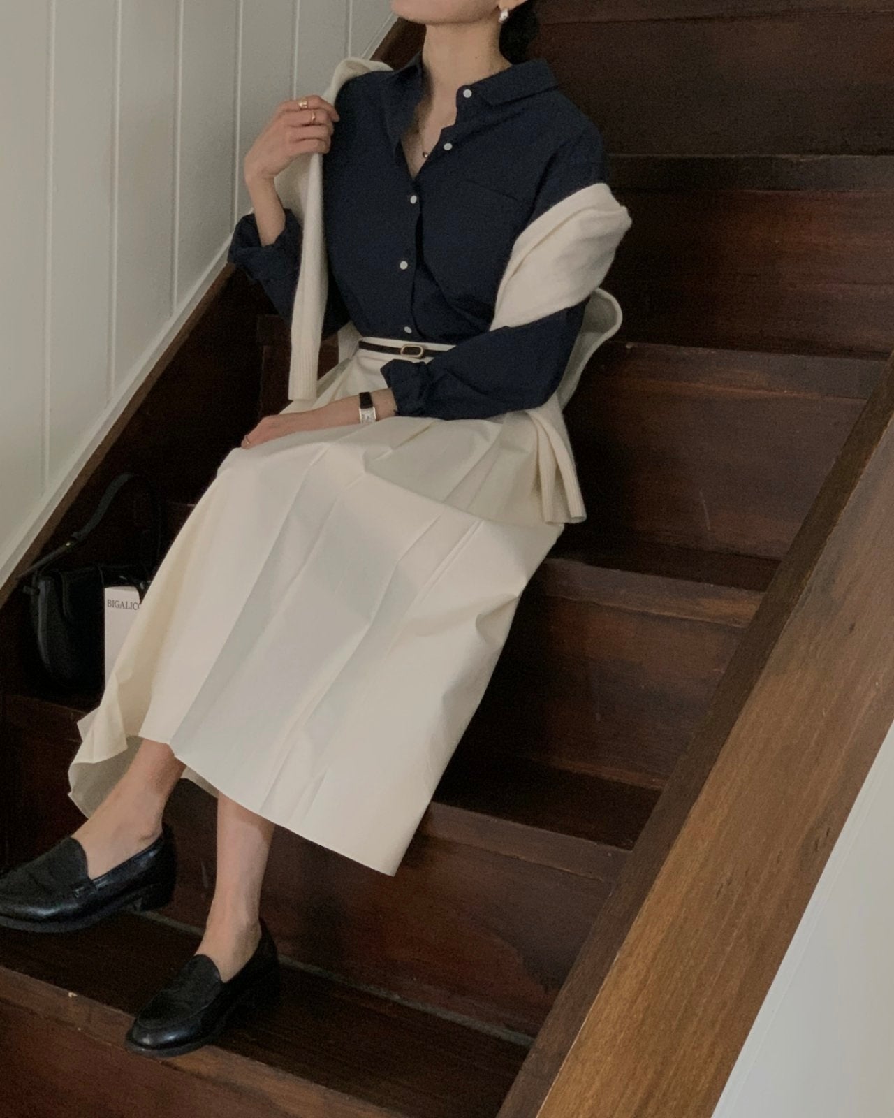 Minimal Pocket Cotton Shirt