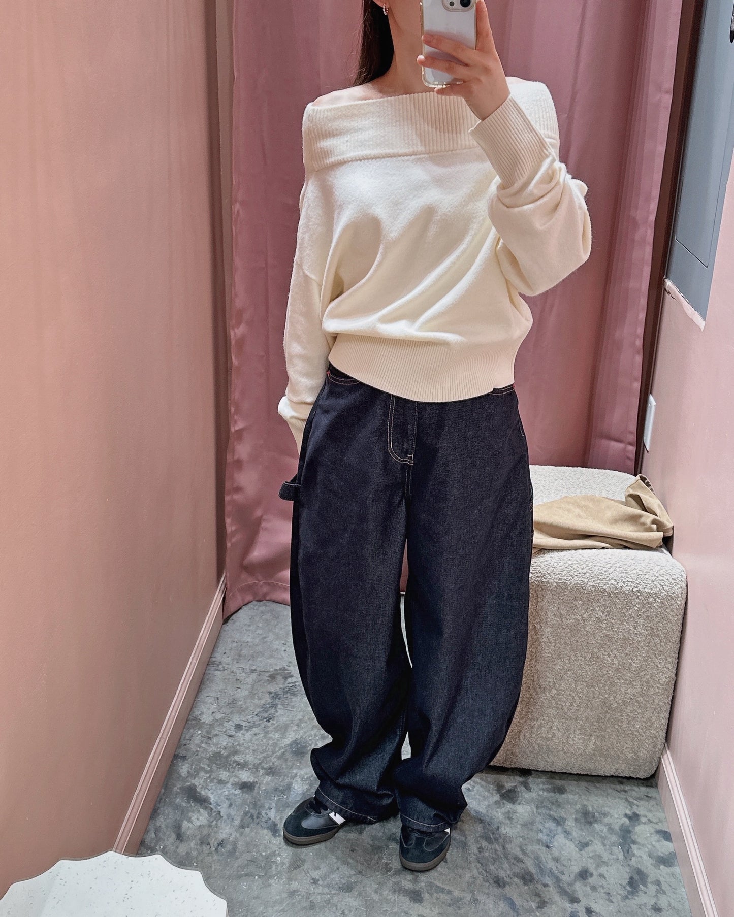 Non-Fade Heart Pocket Jeans