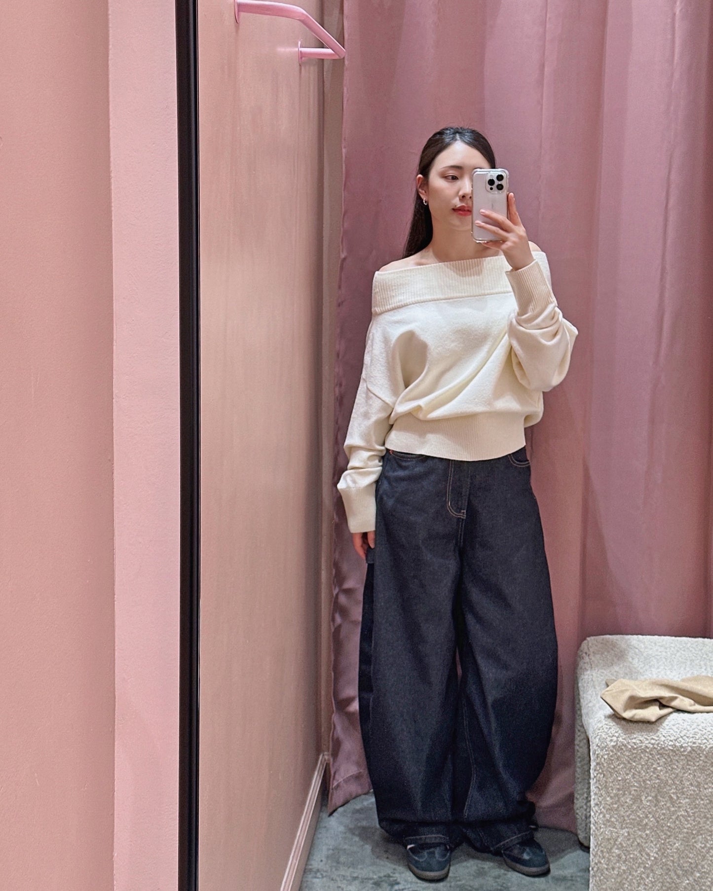 Non-Fade Heart Pocket Jeans