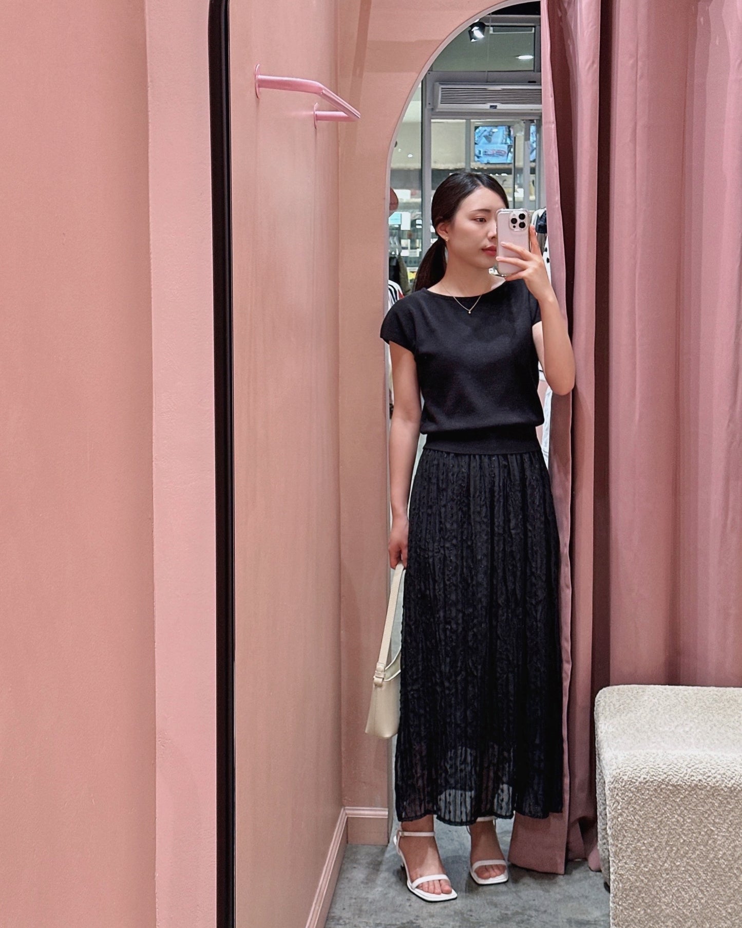 Luminous Petal Skirt