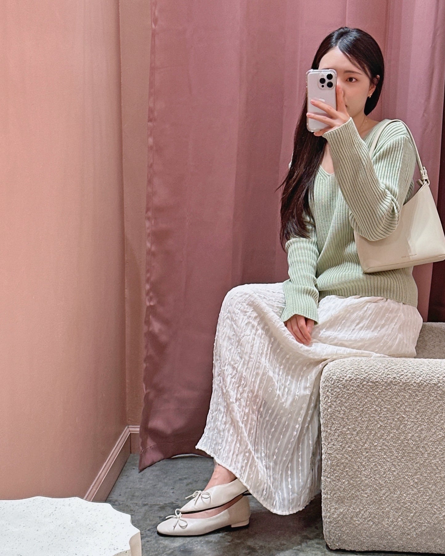 Luminous Petal Skirt