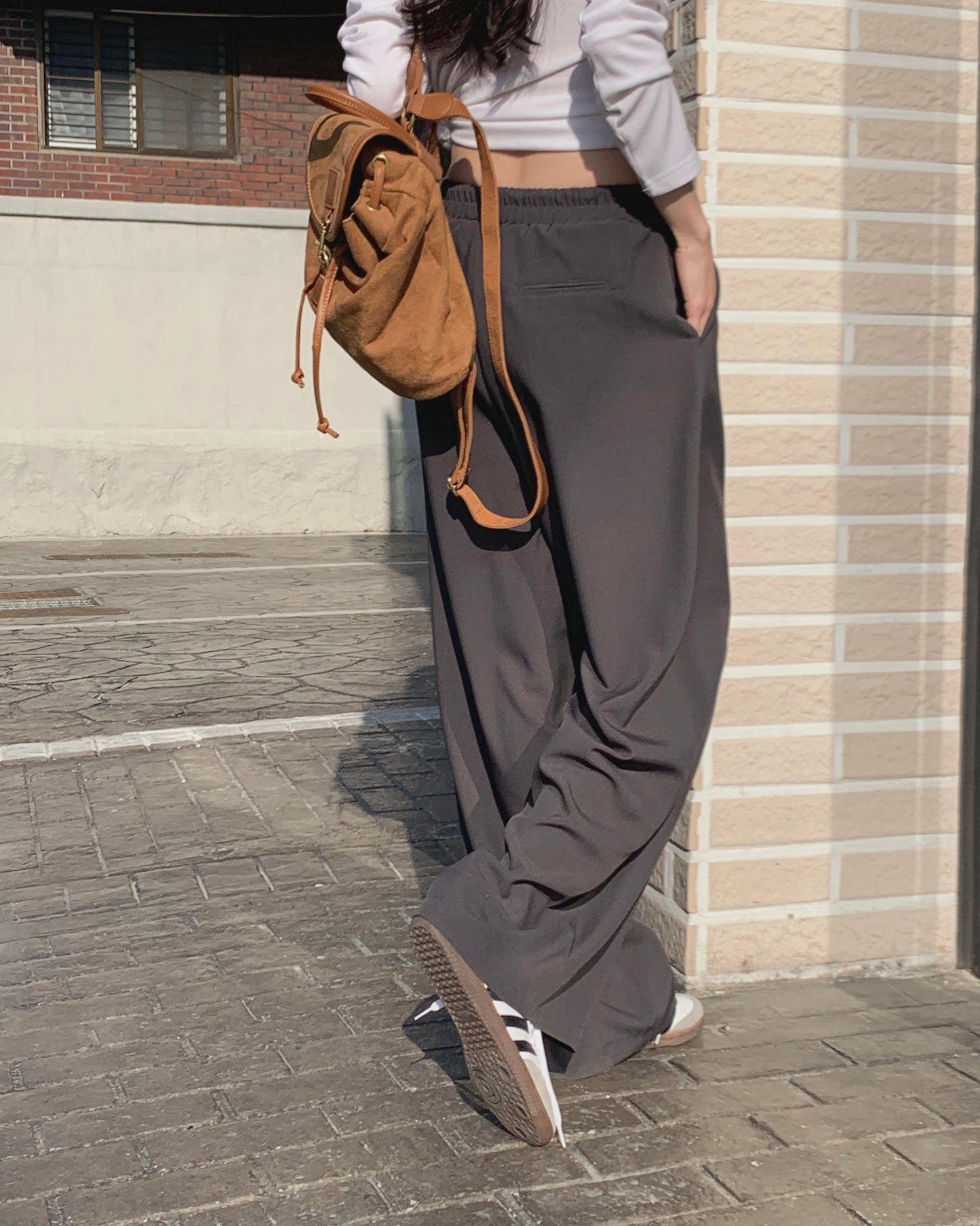 Pleated Wide Leg Lounge Pants