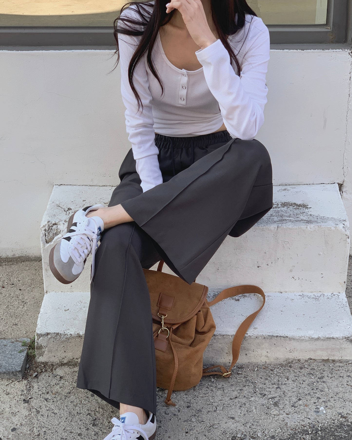 Pleated Wide Leg Lounge Pants