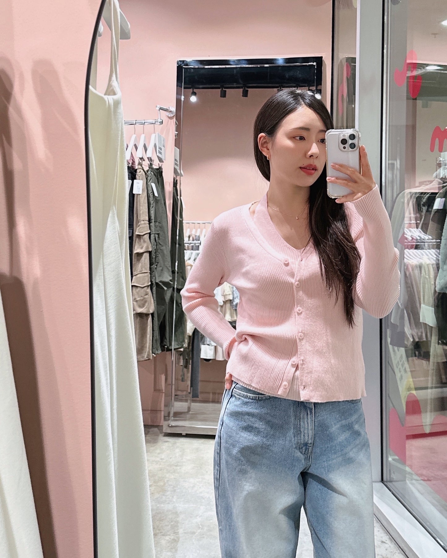 Ribbed Halter Tank Cardigan Set