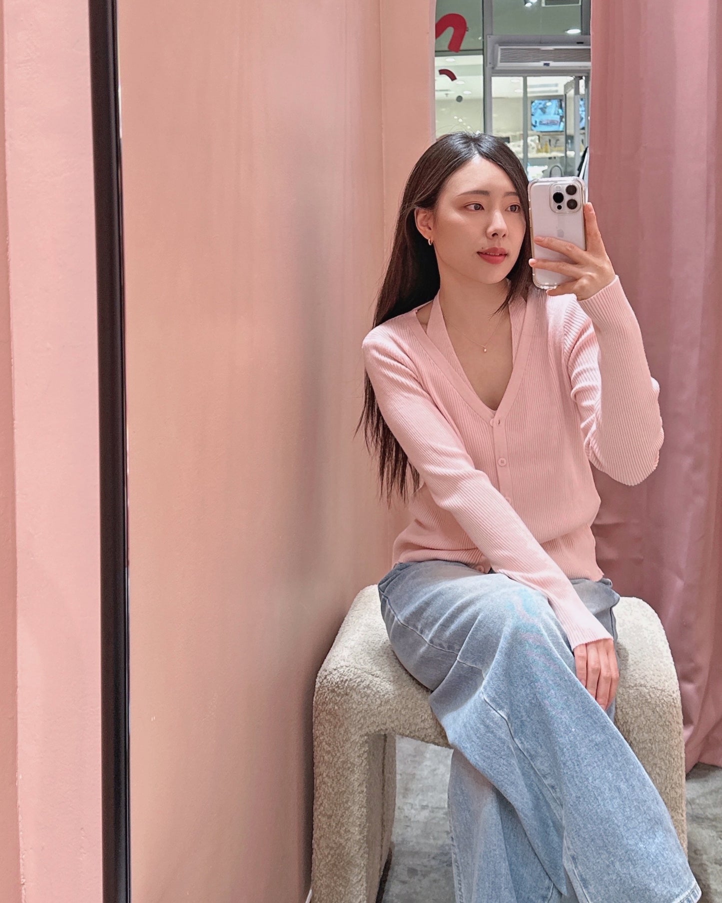 Ribbed Halter Tank Cardigan Set