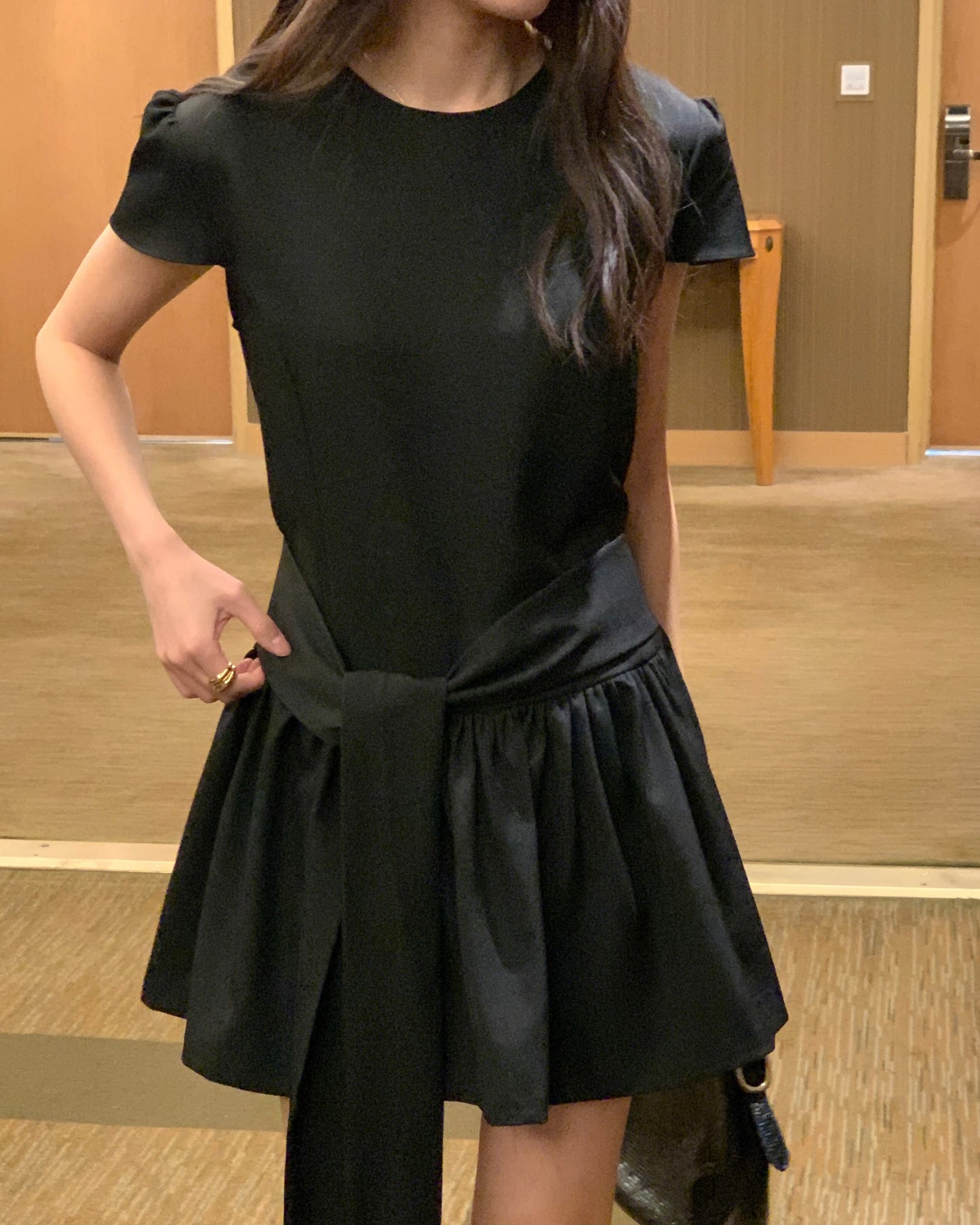 Bold Sash Mini Dress