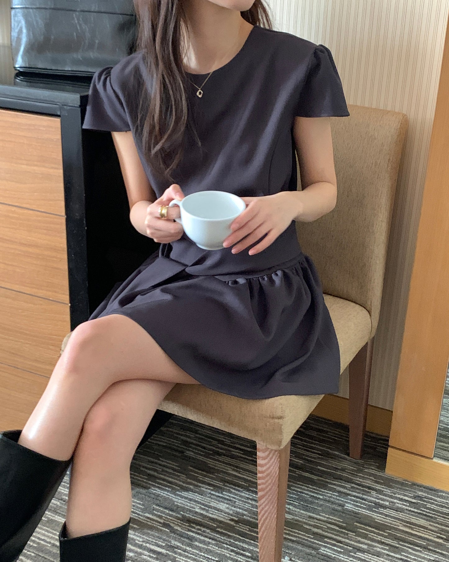 Bold Sash Mini Dress