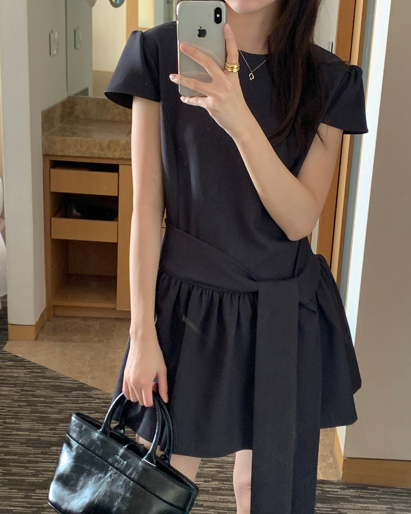 Bold Sash Mini Dress