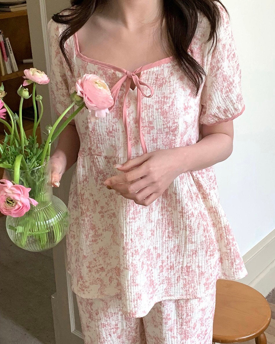 Vintage Garden Shortsleeve Set