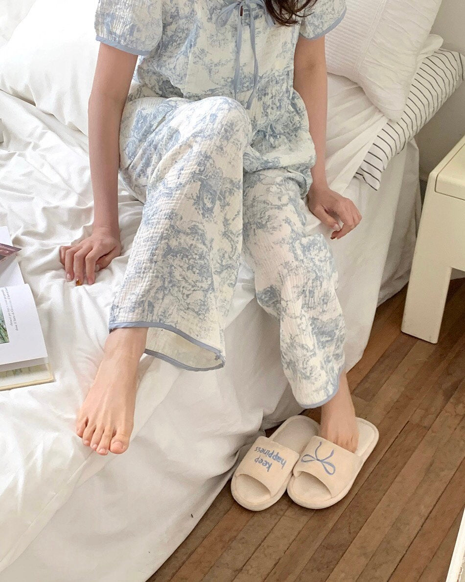 Vintage Garden Shortsleeve Set