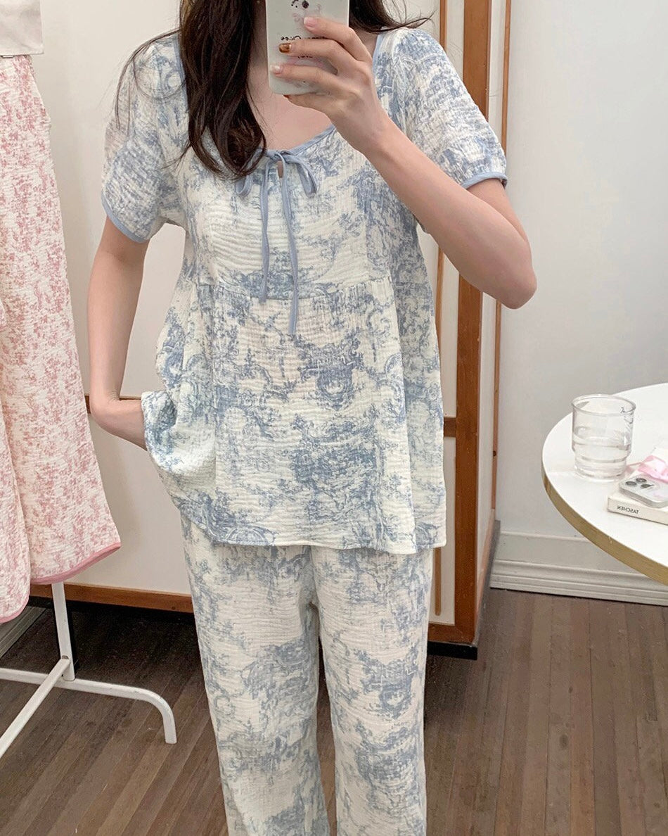 Vintage Garden Shortsleeve Set