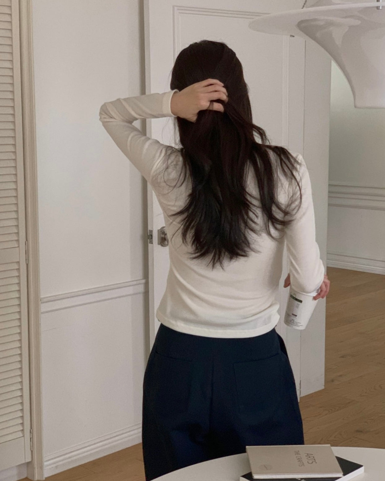 Scallop Trim Rib Top