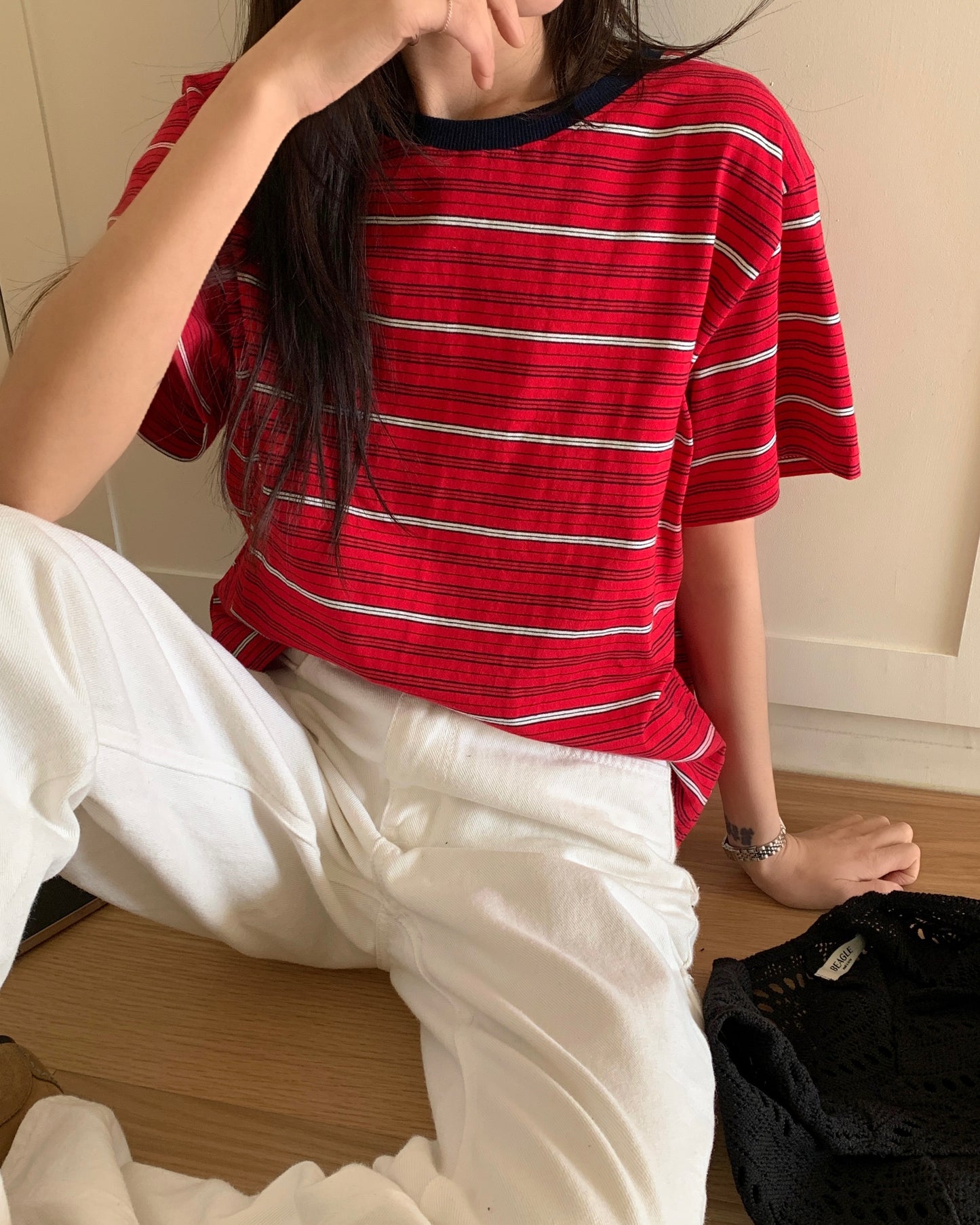 Striped Short Sleeve Tee