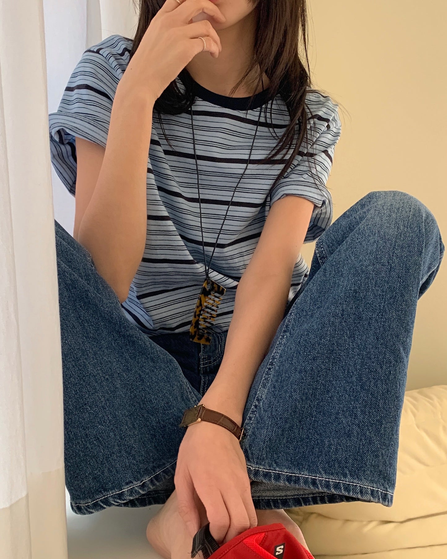 Striped Short Sleeve Tee