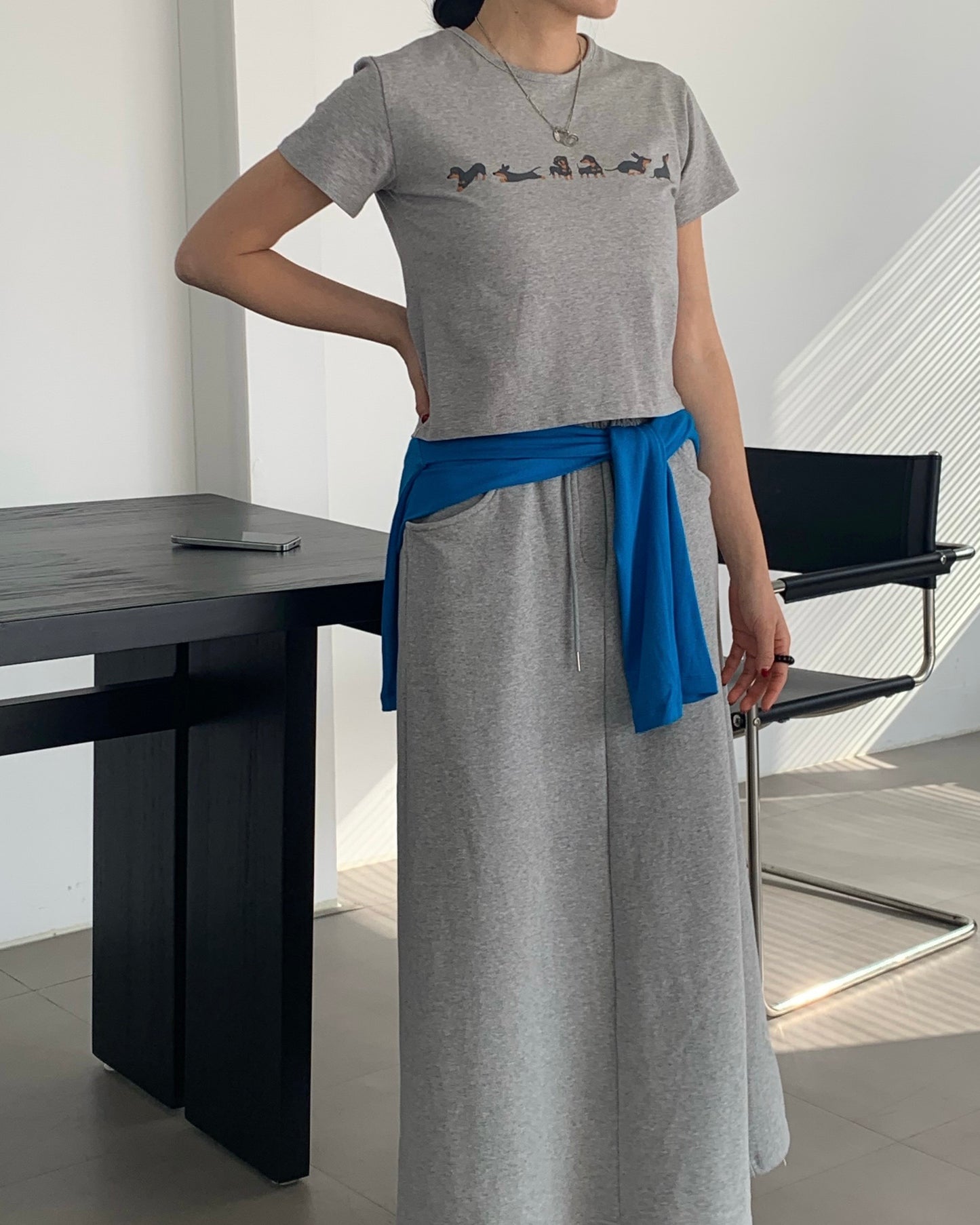 Dachshund Parade Crop Tee