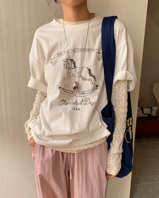 Cherished Rocking Horse Tee