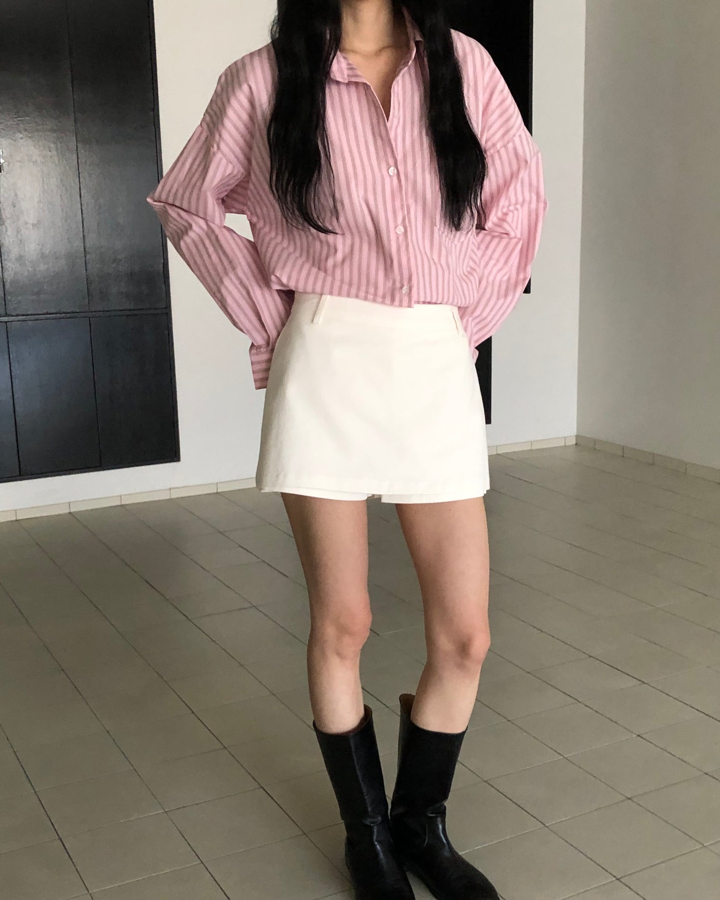 Cotton Mini Skort