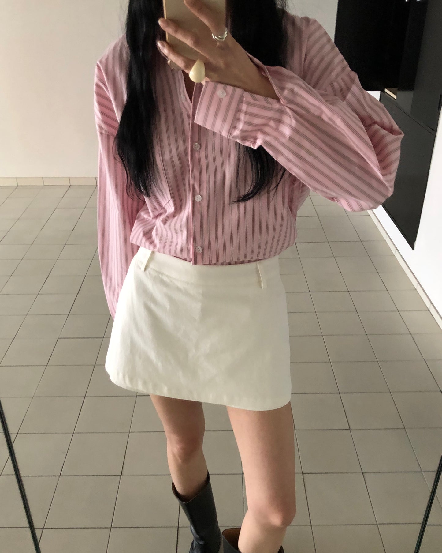 Cotton Mini Skort