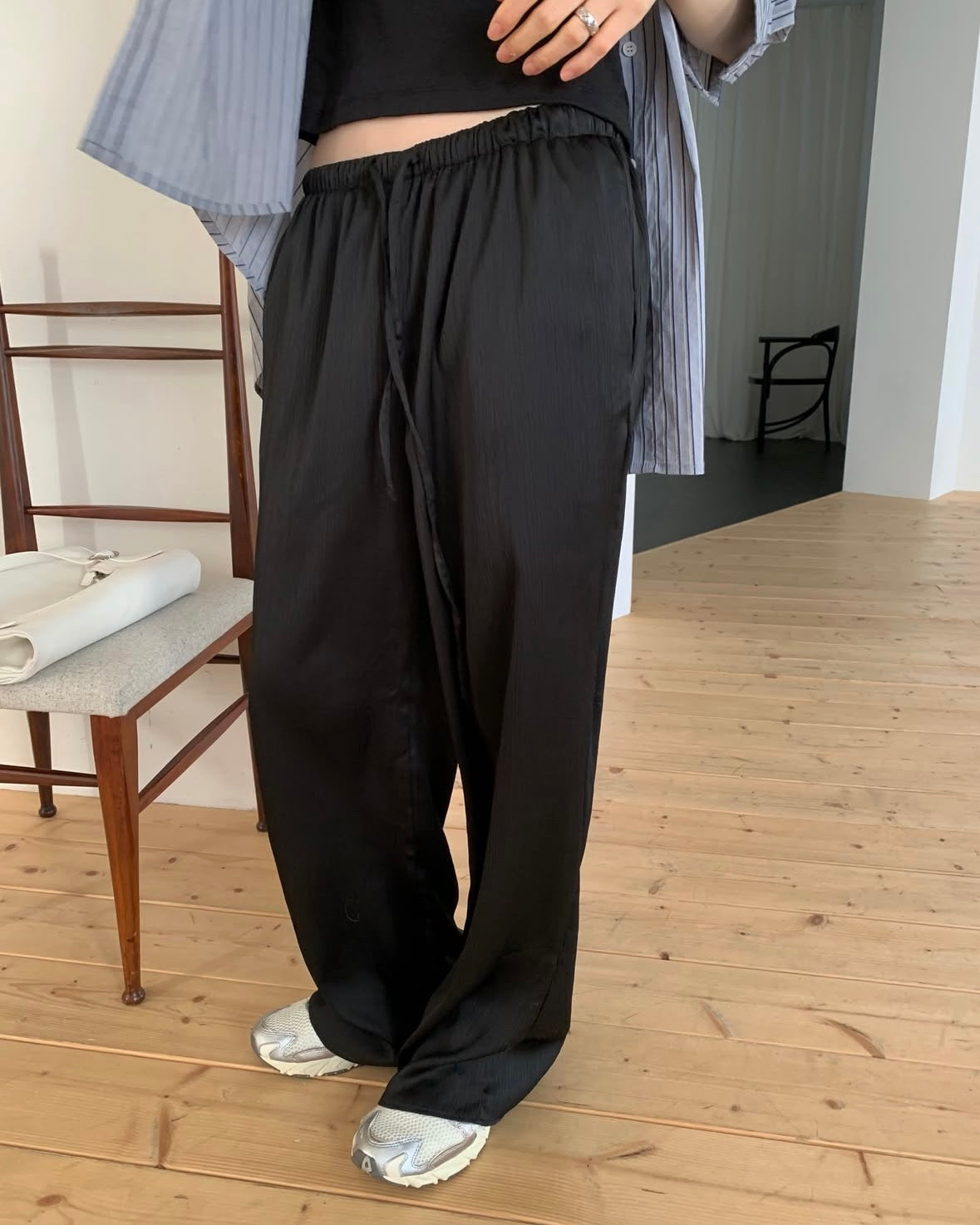 Silky Crinkle Lounge Pants