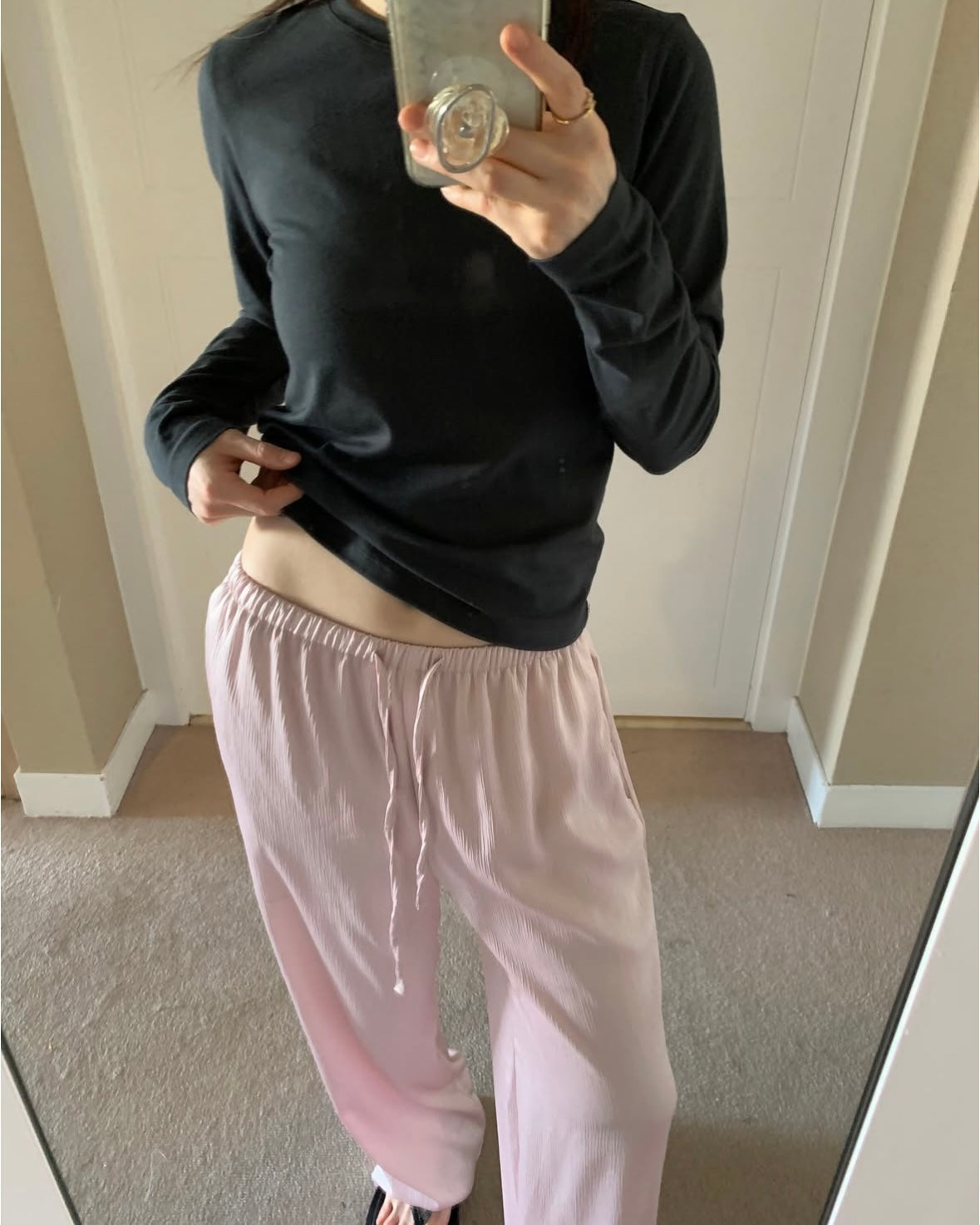 Silky Crinkle Lounge Pants