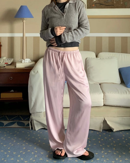 Silky Crinkle Lounge Pants