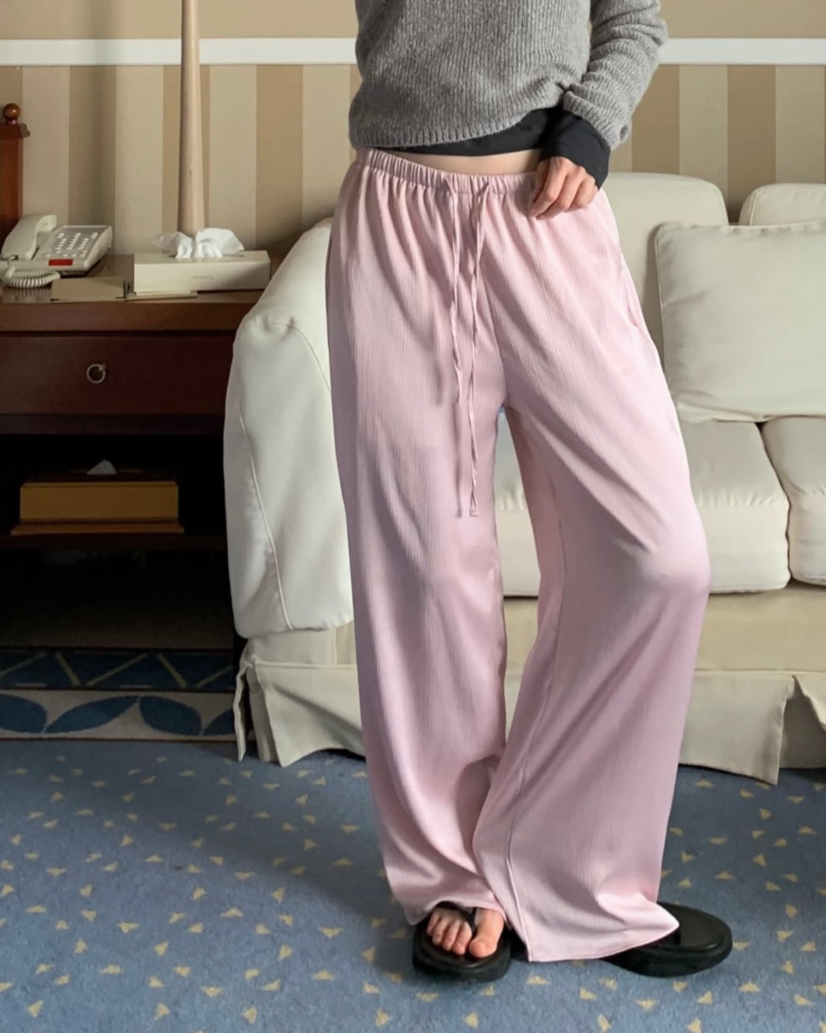 Silky Crinkle Lounge Pants