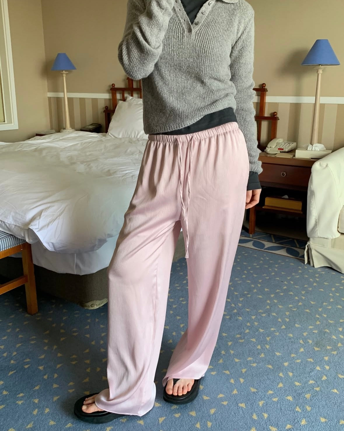 Silky Crinkle Lounge Pants