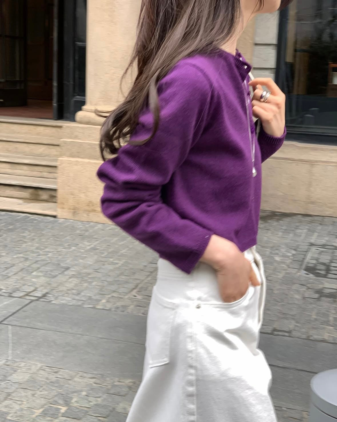 Embroidered Allover Knit Cardigan