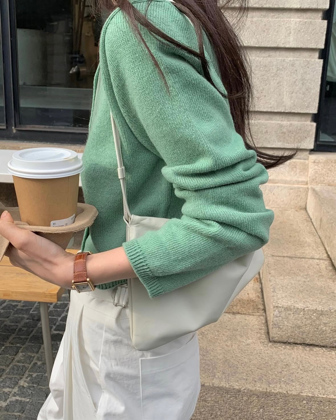 Embroidered Allover Knit Cardigan