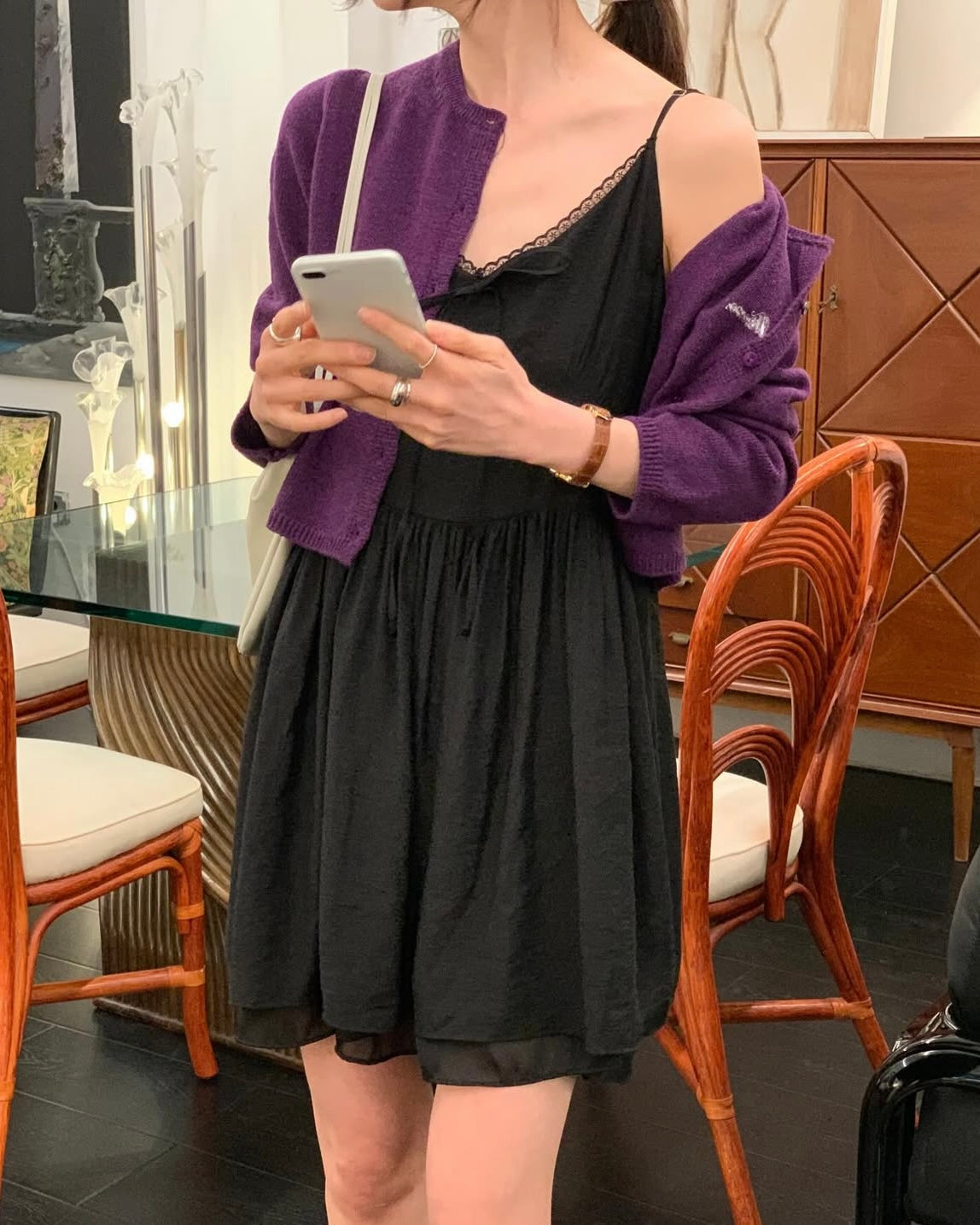 Sheer Layered Slip Dress