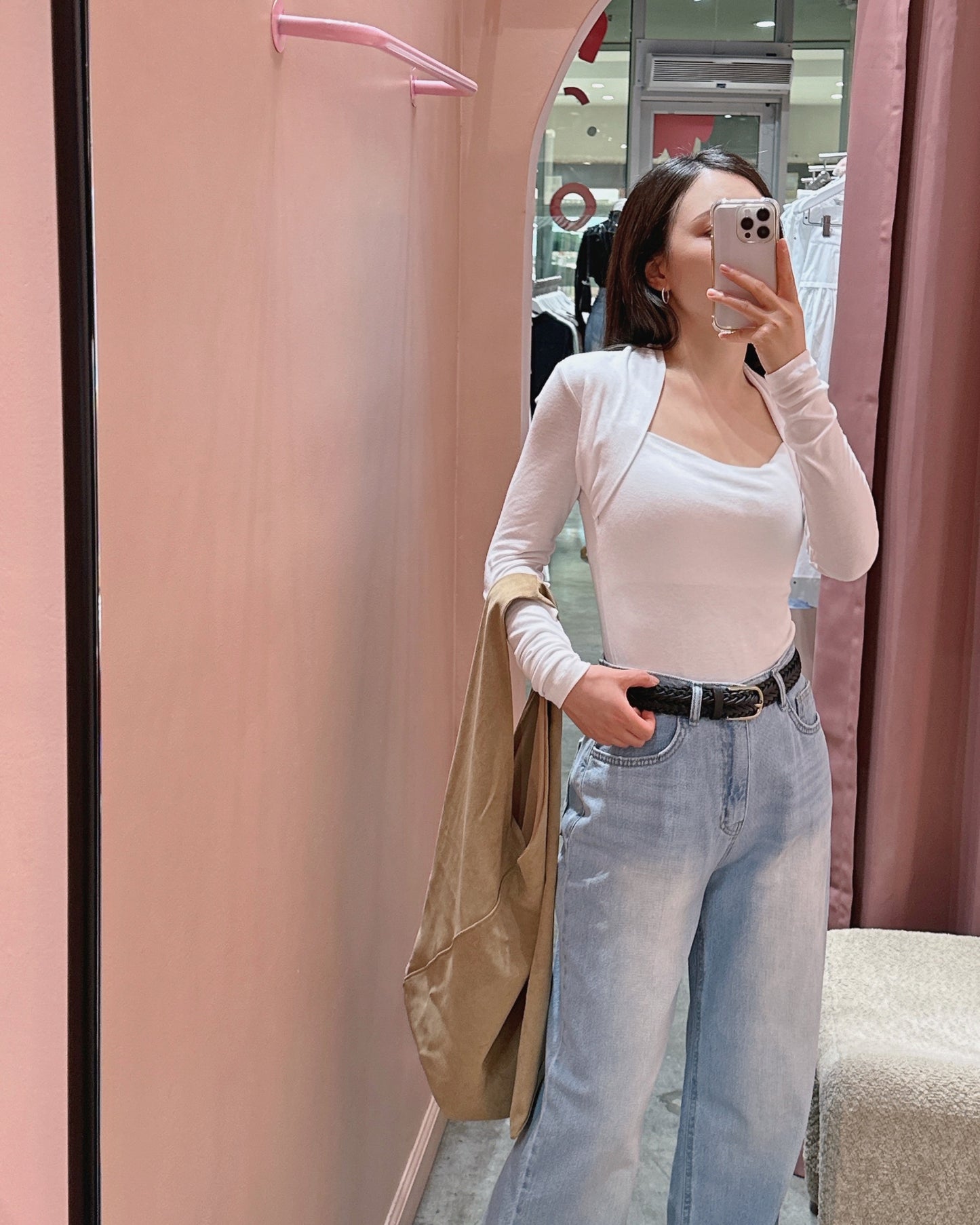 Halter Neck Long Sleeve Top