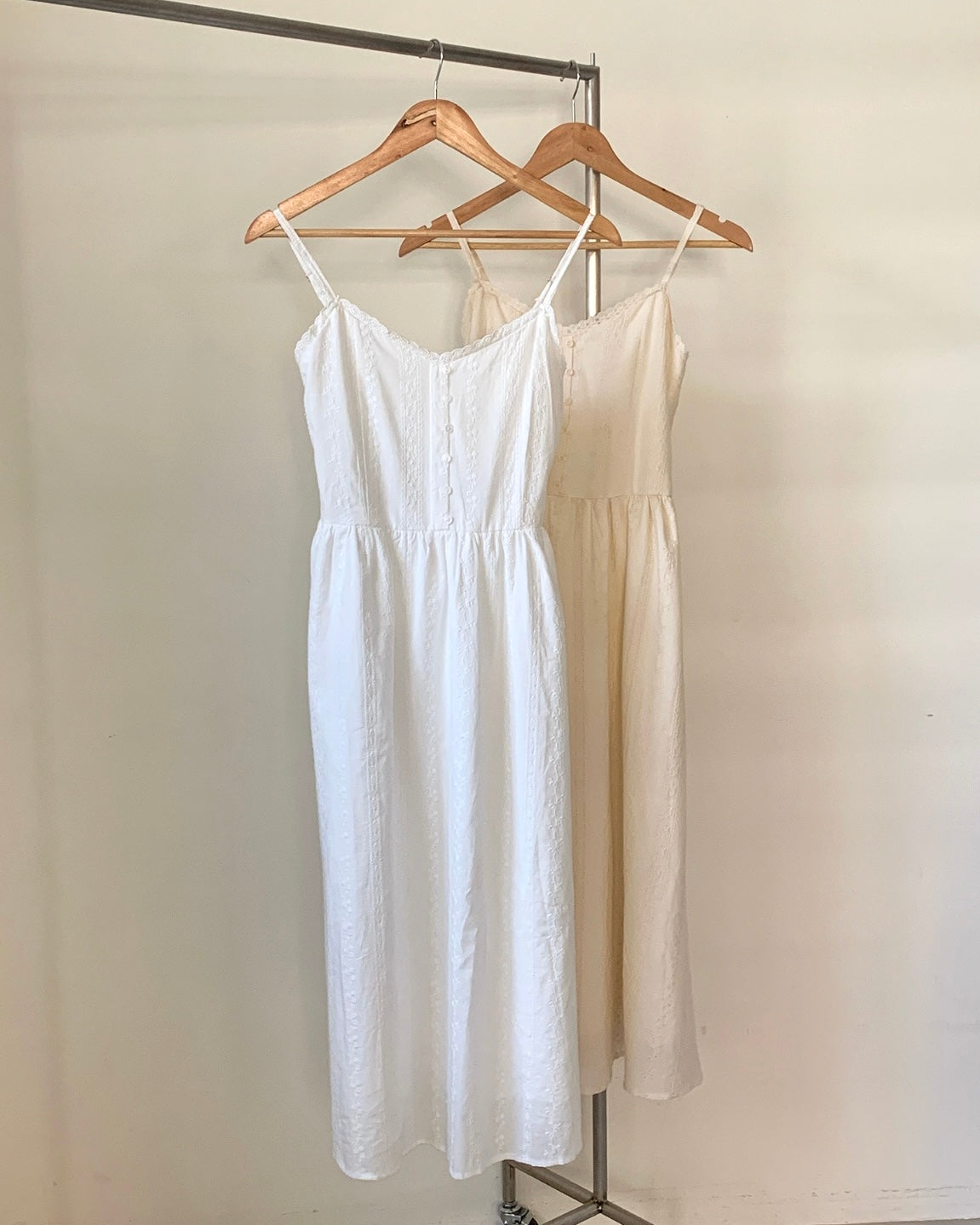 Lace Pintuck Cami Sundress