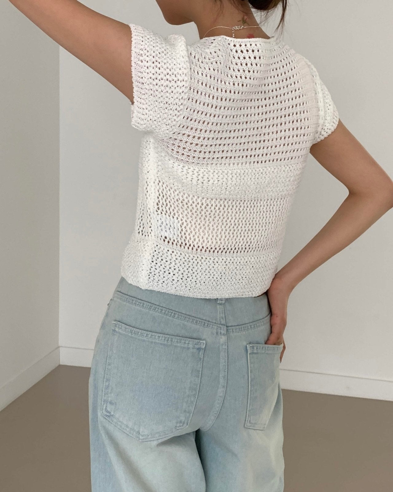 Crochet Cropped Cardigan